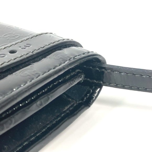 GUCCI GG Micro Nice Bag Crossbody Long Wallet Shoulder Bag